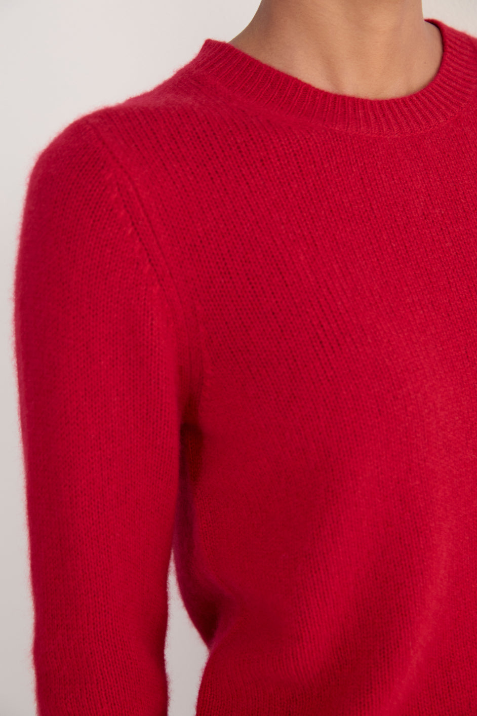Mia Cashmere Jumper - Red