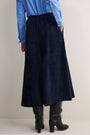 Mollie Suede Skirt - Midnight
