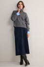 Mollie Suede Skirt - Midnight