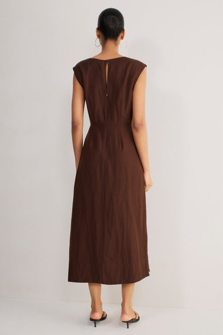 Monikh Dress - Cocoa