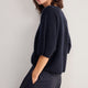 Myla Brushed Knitted Top - Black
