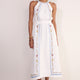 Mylah Dress - White Embroidered