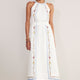 Mylah Dress - White Embroidered