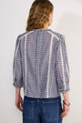 Nelly Blouse - Midnight/Ivory Check