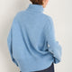 Nelly Roll Neck Jumper - Denim Blue Melange