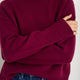 Nelly Roll Neck Jumper - Plum