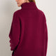 Nelly Roll Neck Jumper - Plum