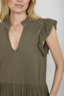 Nicolette Jersey Dress - Khaki