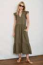 Nicolette Jersey Dress - Khaki
