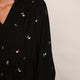 Nina Embroidered Cord Dress - Black/Multi