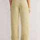 Noa Drawstring Hem Jean - Warm Khaki