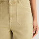 Noa Drawstring Hem Jean - Warm Khaki