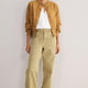 Noa Drawstring Hem Jean - Warm Khaki