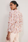 Nova Blouse - Ivory Layered Ditsy