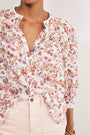 Nova Blouse - Ivory Layered Ditsy