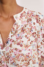 Nova Blouse - Ivory Layered Ditsy