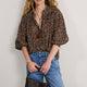 Nova Blouse - Leopard