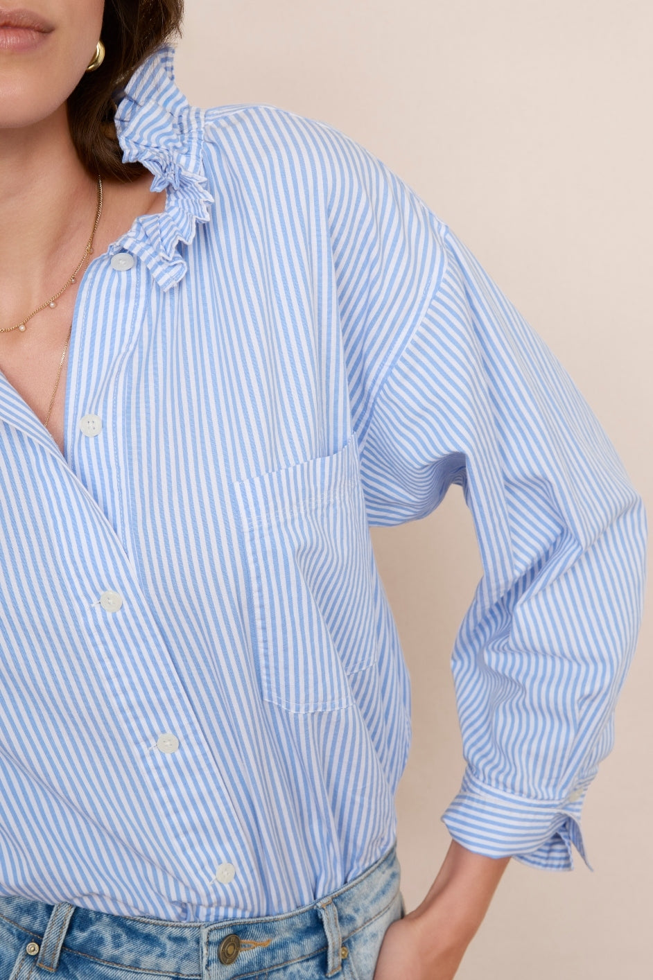 Odette Ruffle Blouse