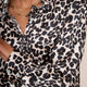 Odette Silk Blouse - Leopard