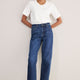 Olivia Straight Leg Jean - Dark Mid Wash