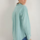 Orla Shirt - Green/Cobalt/Ivory Stripe