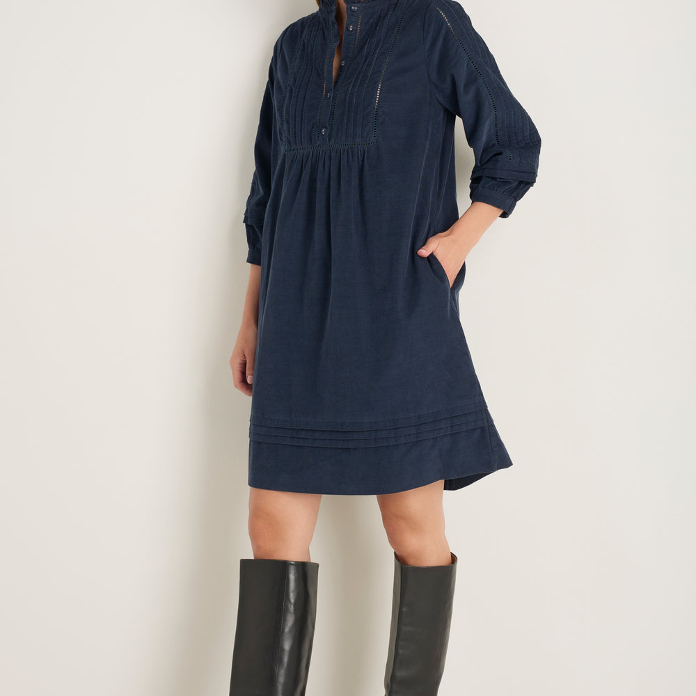 Otti Cord Dress - Midnight