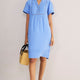 Otti Short Dress - Riviera Blue