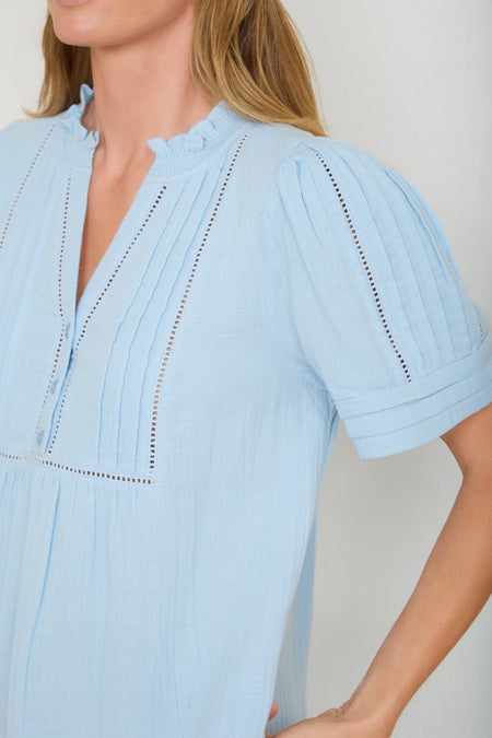 Otti Short Dress - Sky Blue