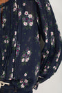 Otti Silk Blend Blouse - Midnight Spaced Floral