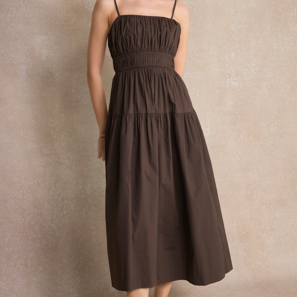 Ottilie Dress - Cocoa