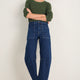 Paloma Horseshoe Jean - Mid Wash