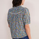 Pansy Pintuck Blouse - Multi Meadow Garden