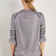 Parker Metallic Blouse - Pewter