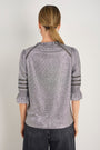 Parker Metallic Blouse - Pewter