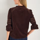 Parker Velour Blouse - Cappuccino