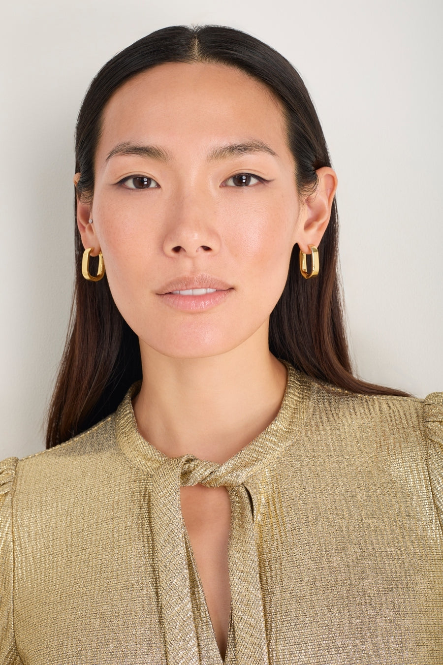 Paulina Dress - Gold Metallic