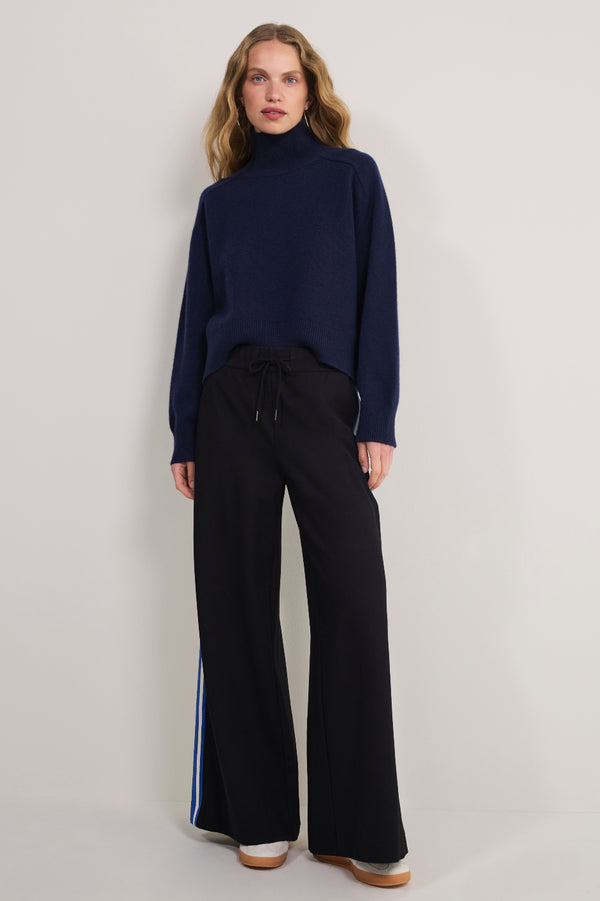 Penny Ponte Palazzo Trouser - Black