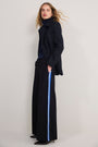 Penny Ponte Palazzo Trouser - Black