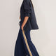 Penny Ponte Palazzo Trouser - Midnight/Sand