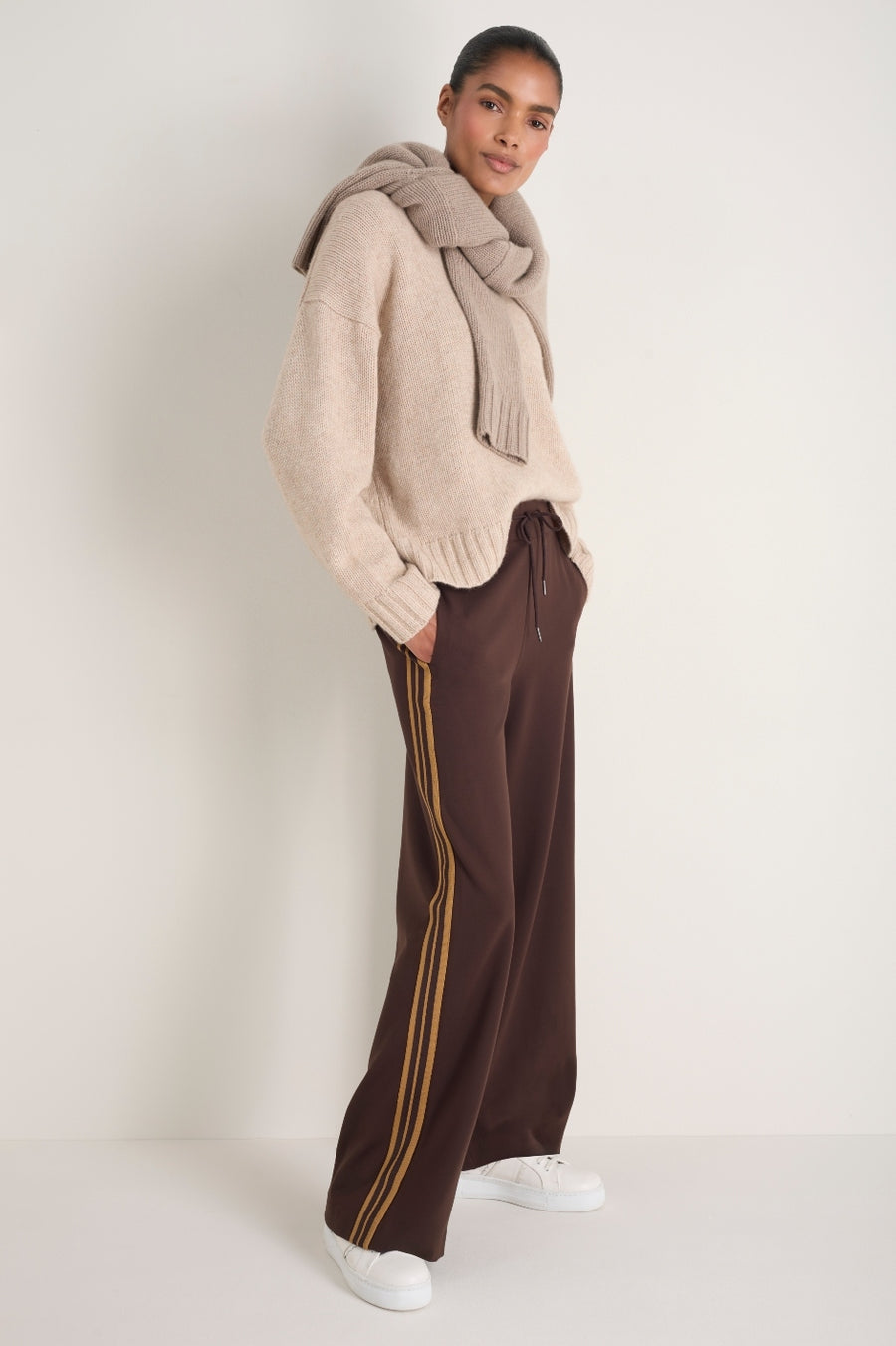 Penny Ponte Trouser - Cocoa