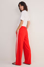 Penny Ponte Trouser - Red/Ivory