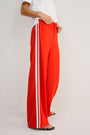 Penny Ponte Trouser - Red/Ivory