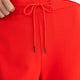 Penny Ponte Trouser - Red/Ivory