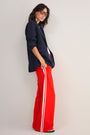 Penny Ponte Trouser - Red/Ivory