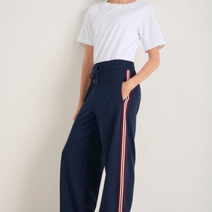 Penny Ponte Trouser - Midnight/Merlot