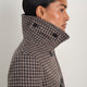 Philippa Pea Coat - Dogtooth