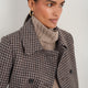 Philippa Pea Coat - Dogtooth