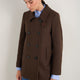 Philippa Pea Coat - Cocoa