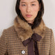 Leah Faux Fur Collar - Oatmeal