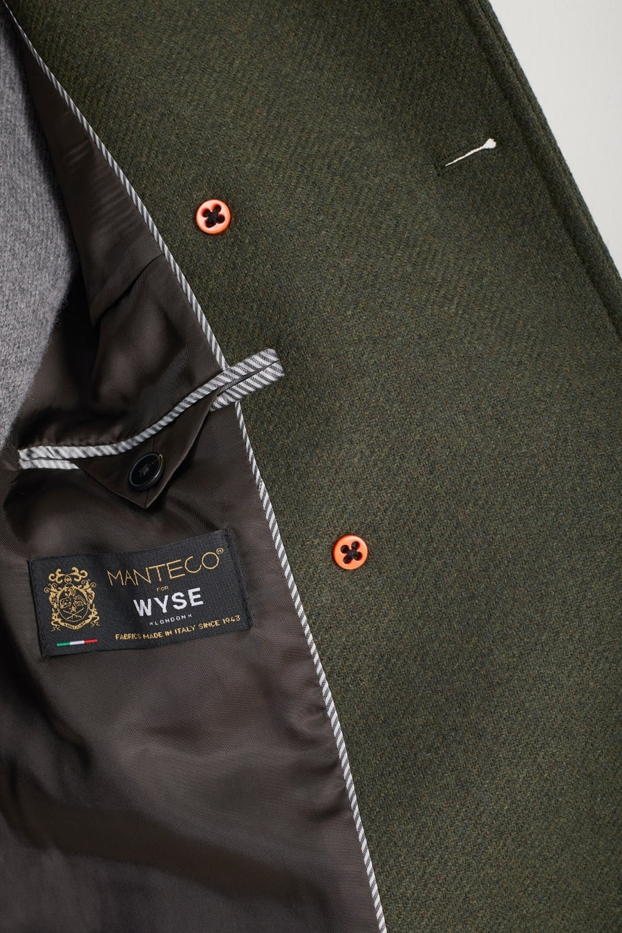 Philippa Pea Coat - Dark Olive